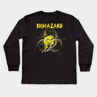 biohazard Kids Long Sleeve T-Shirt